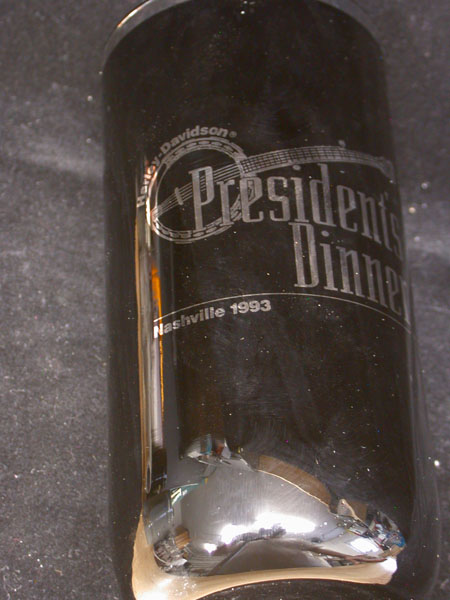 1993 Nashvile Presidents Dinner Dealer Glass