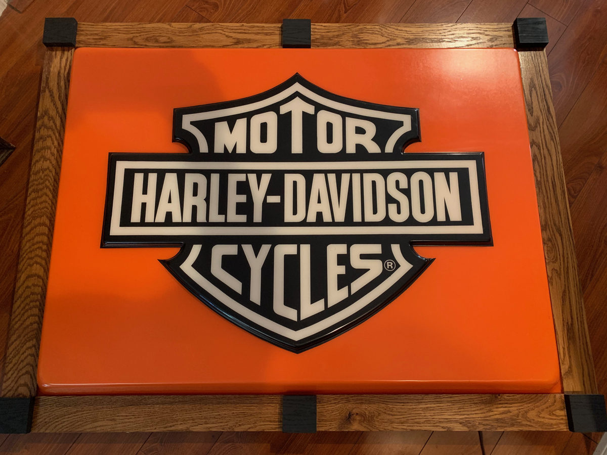 Harley Davidson Dealer Bar & Shield Lighted Sign