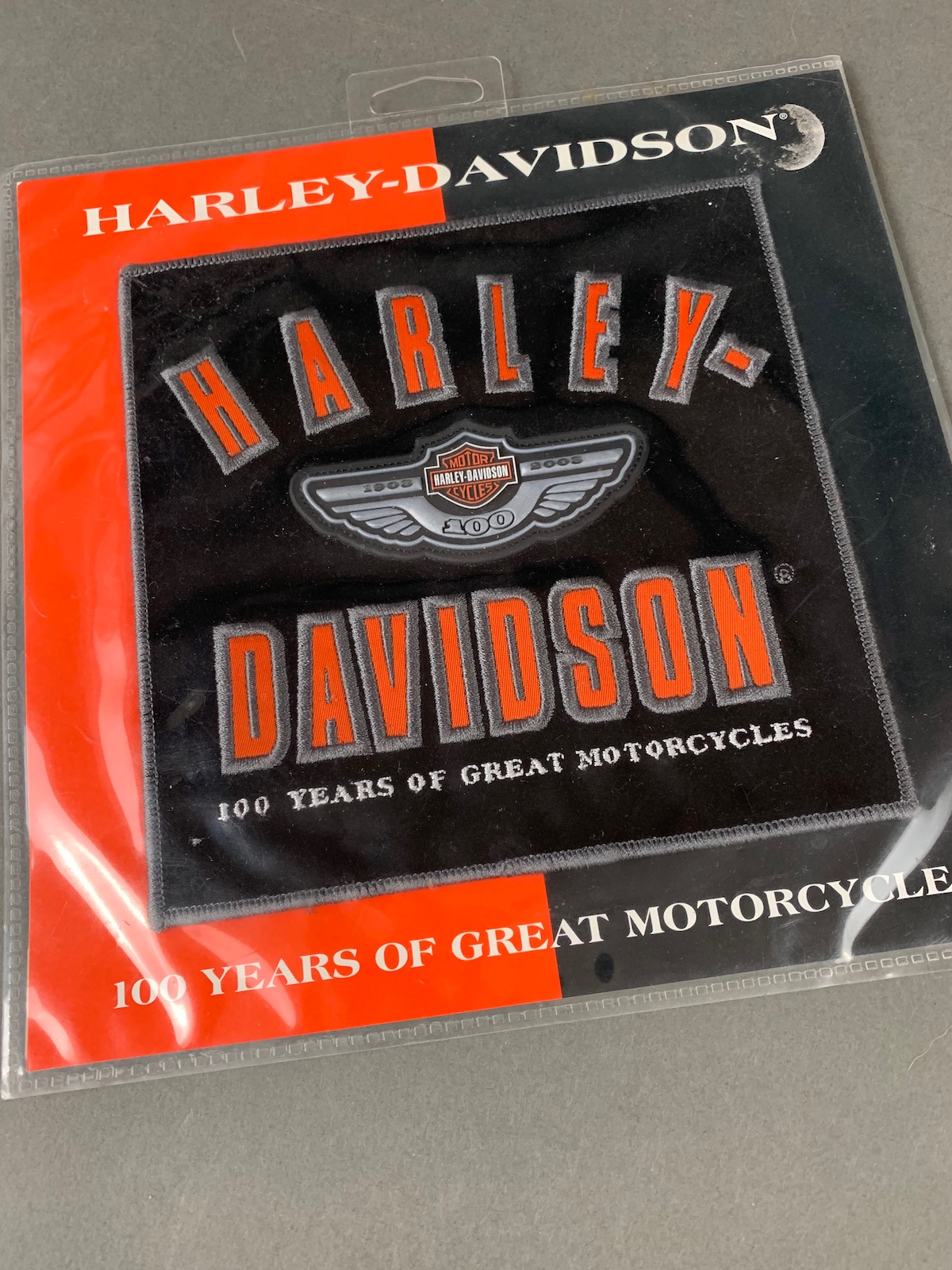 Harley-Davidson 100 Years Patch Varsity Letter Patch