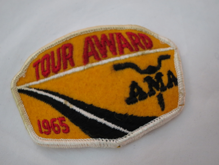 1965 AMA Tour Patch Award