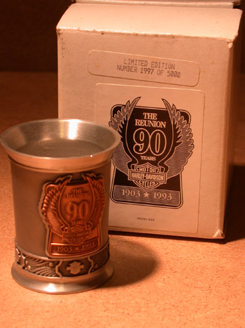 90th Anniversary Pewter Shot Glass