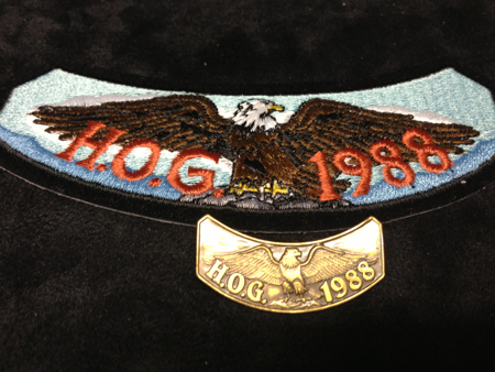 HOG 1988 PATCH AND PIN
