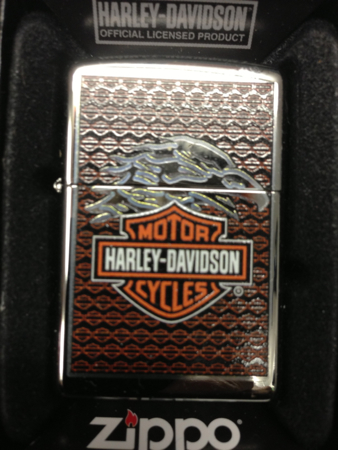 Harley-Davidson polish Chrome Eagle Zippo