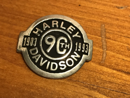 Harley Davidson 90th Sterling Silver Pin #2