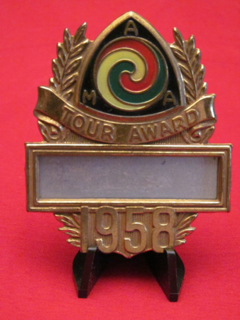 1958 AMA Gypsy Tour Pin Badge