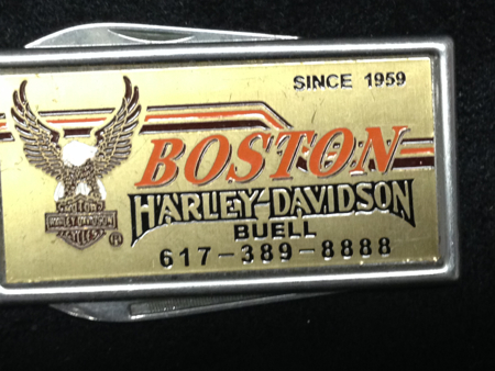 Harley Davidson Vintage Knife Money Clip