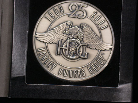 25th Anniversary HOG LE Medallion