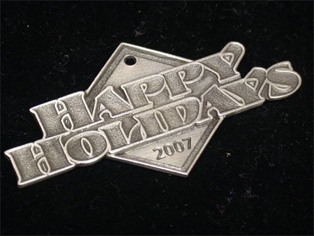 2007 HOG Pewter Ornament