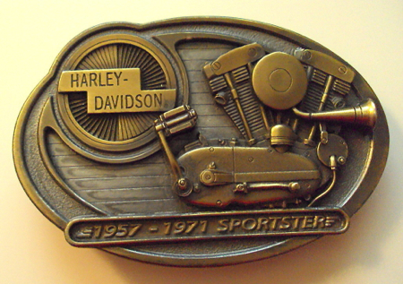 HARLEY DAVIDSON  Buckle 1957-1971 Sportster