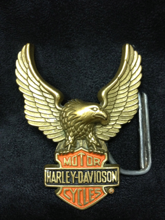 Harley-Davidson 1993 Baron Brass Eagle Buckle