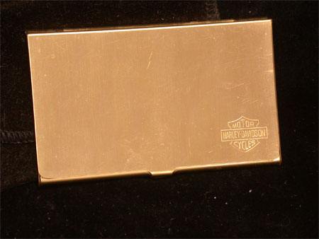 AMF Vintage Brass Business Card Holder