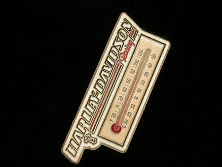 Vintage Harley Davidson Racing Thermometer