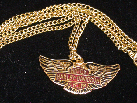 Vintage Harley Davidson Wings Pendant