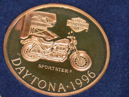 Daytona 96  Commomorative .999 Medal