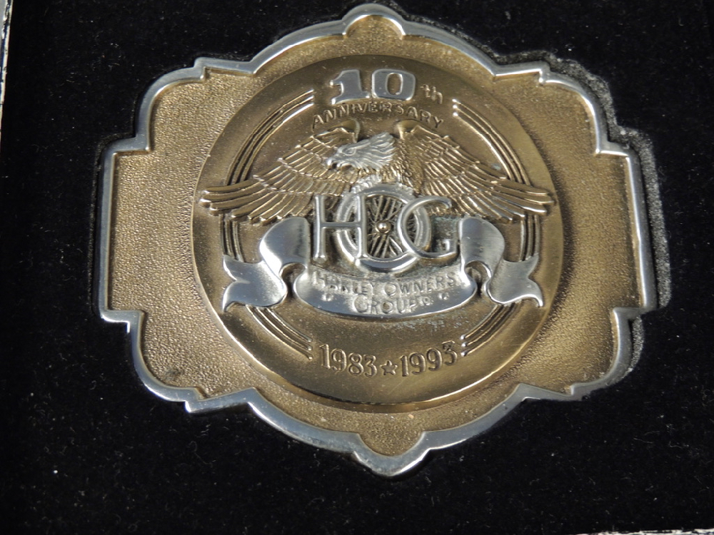 HOG 10th Anniversary Belt Buckle
