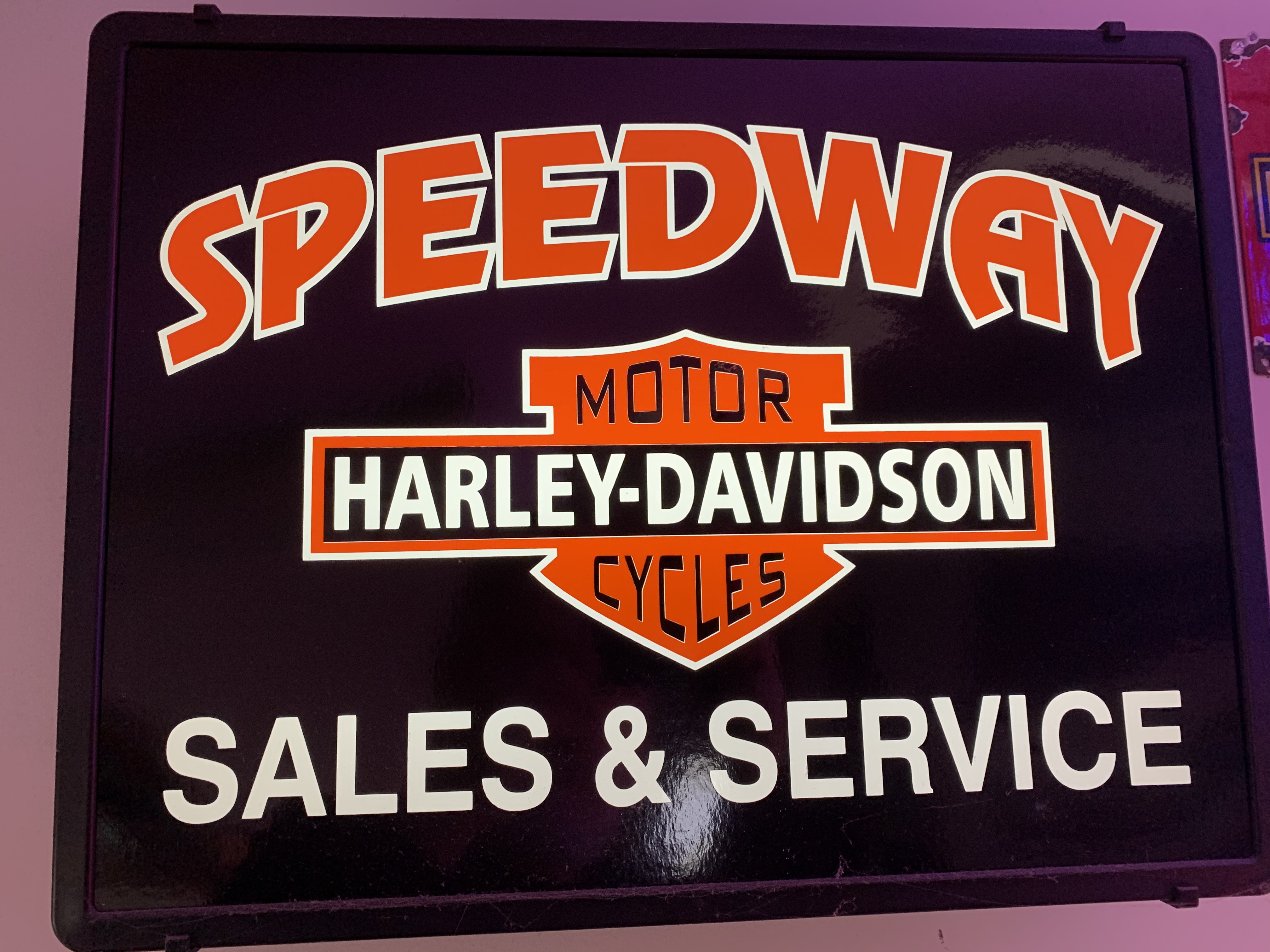 Harley-Davidson Sales & Service Sign