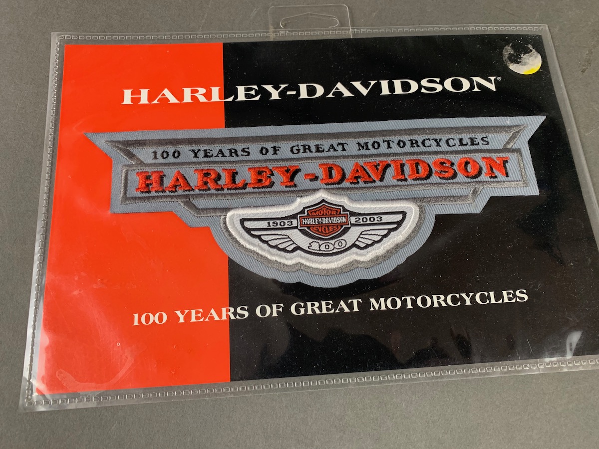 Harley-Davidson 100 half triangle Patch