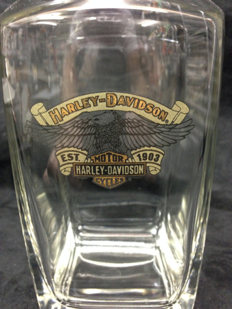 Harley Davidson Eagle Glass Decanter